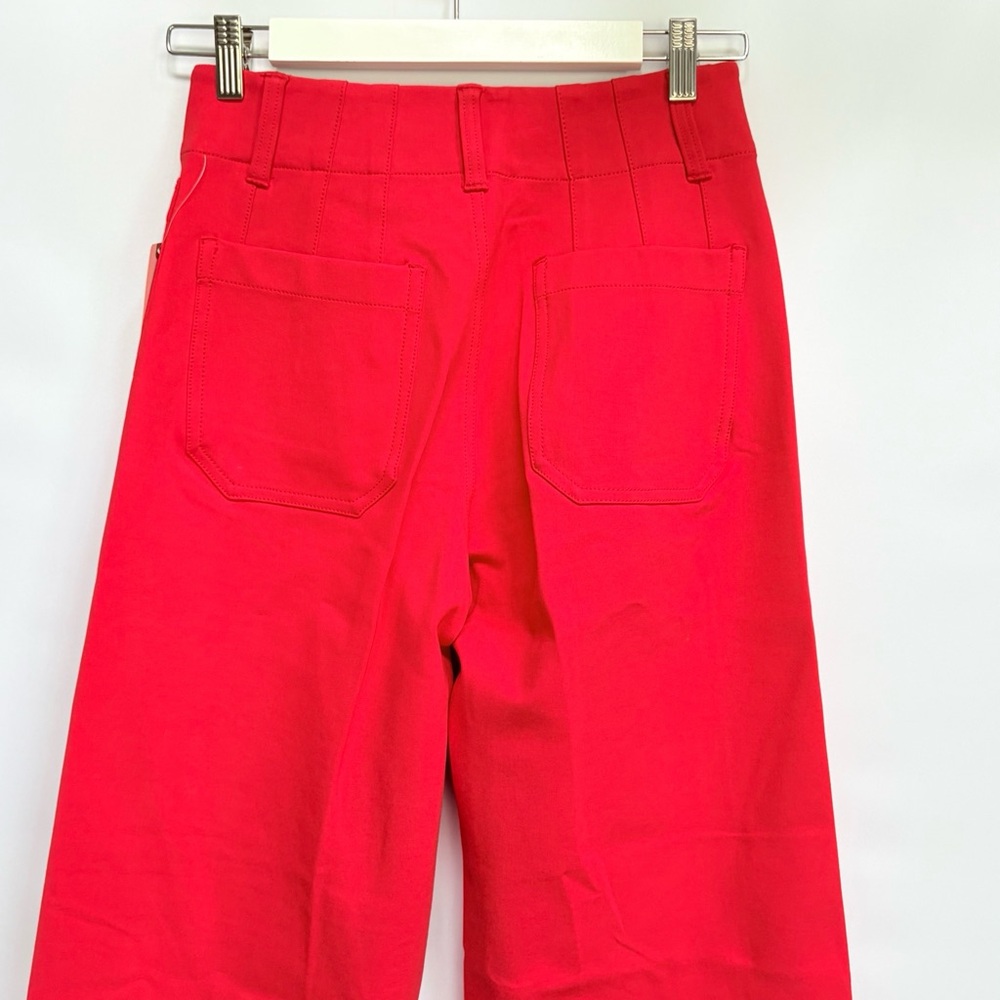 NWT Anthropologie Maeve The Colette Cropped Wide-Leg Pants Ponte Edition, 26 - Picture 11 of 13